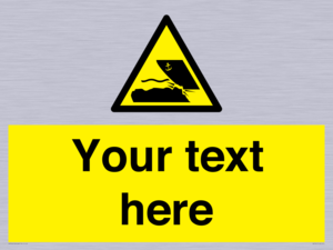 Custom Warning submerged objects in watercraft areas